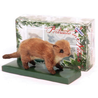 Hansa Mini Japanese Weasel Plush Soft Toy